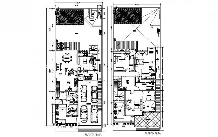 Work plan of residential housing unit dwg file