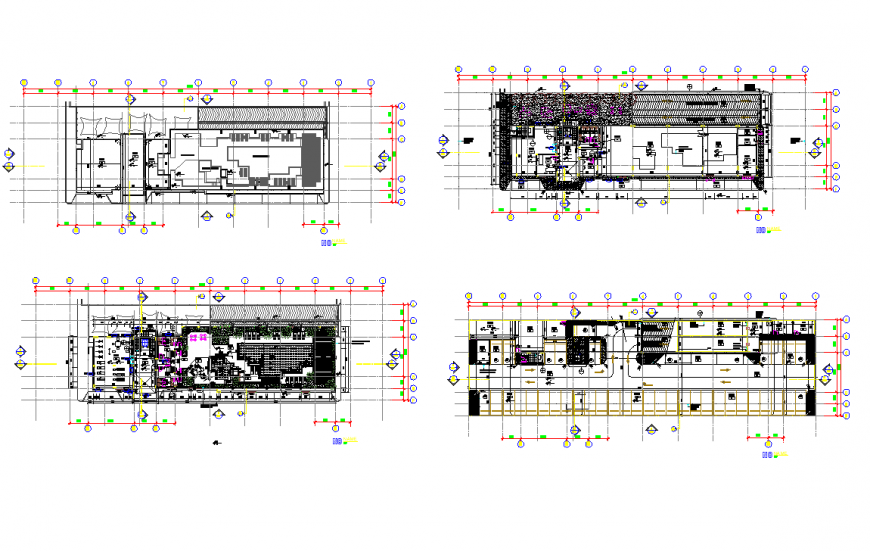 Working commercial building hub planning layout file