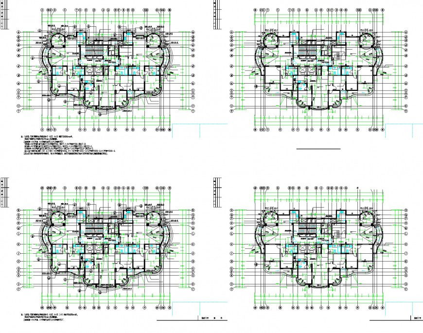 Working commercial building plan layout file