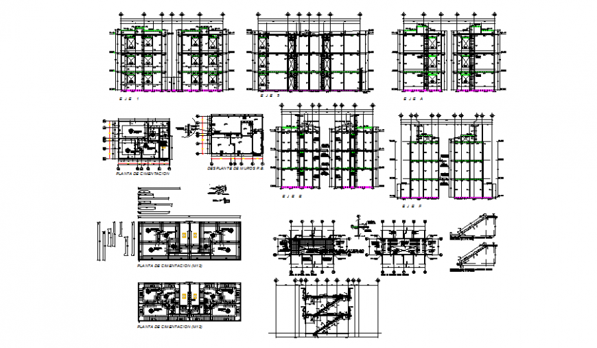 Working drawing of apartment in dwg file.