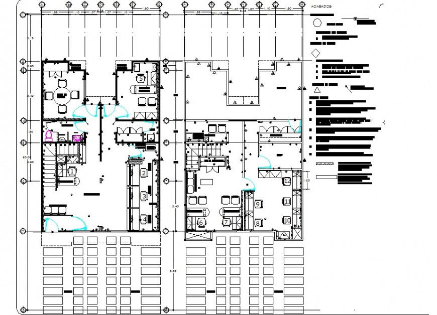 Working house plan autocad file