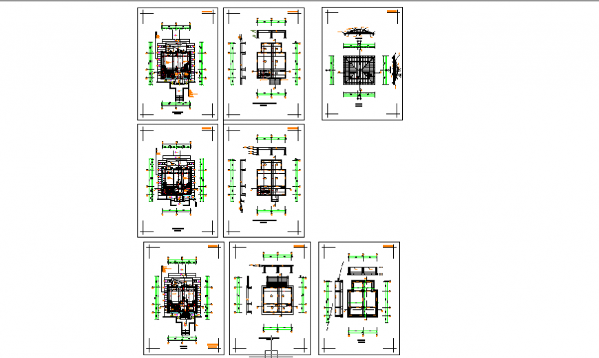 Working Layout design drawing of house design