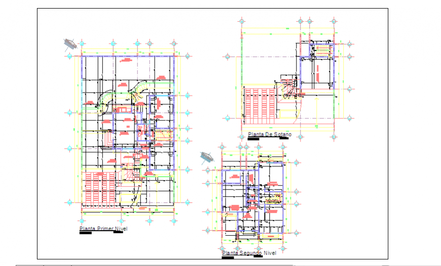 Working layout plan design drawing of family home design