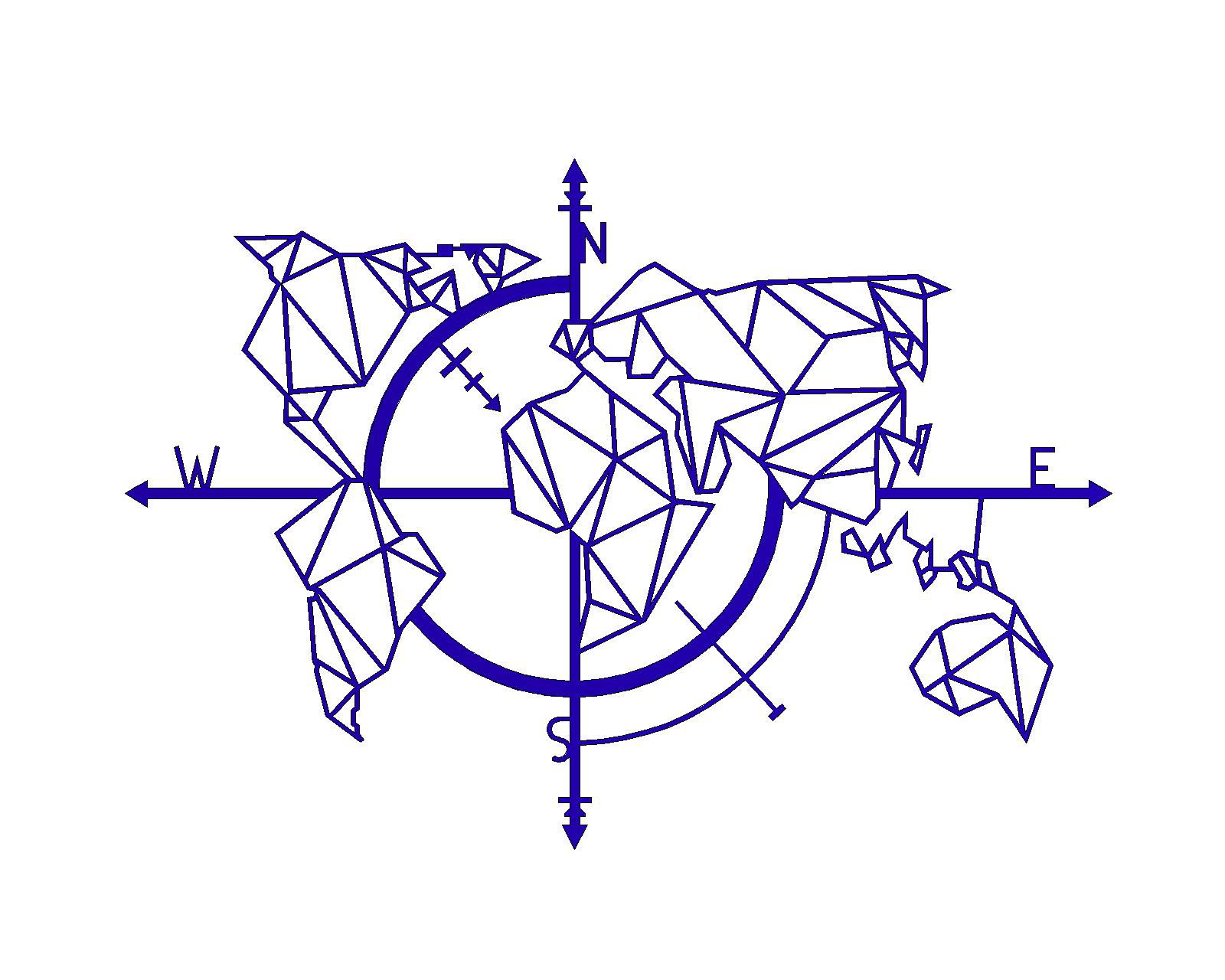 world map metal wall art