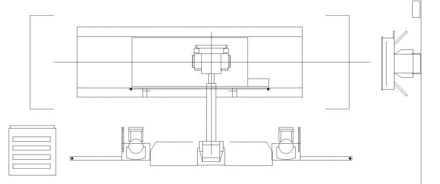 AutoCAD File DWG of X-Ray Machine CAD Drawing Layout and Equipment