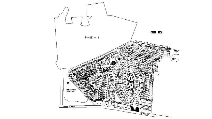 Zonal drawings detailing of an area 2d view layout planning autocad file