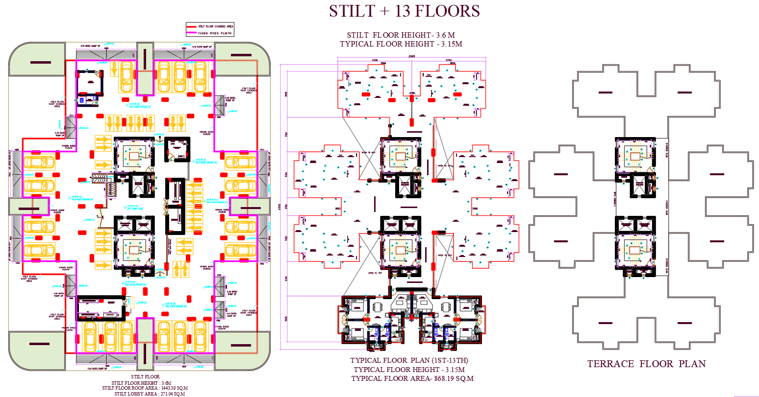 Apartment Architecture Layout-AutoCAD DWG File