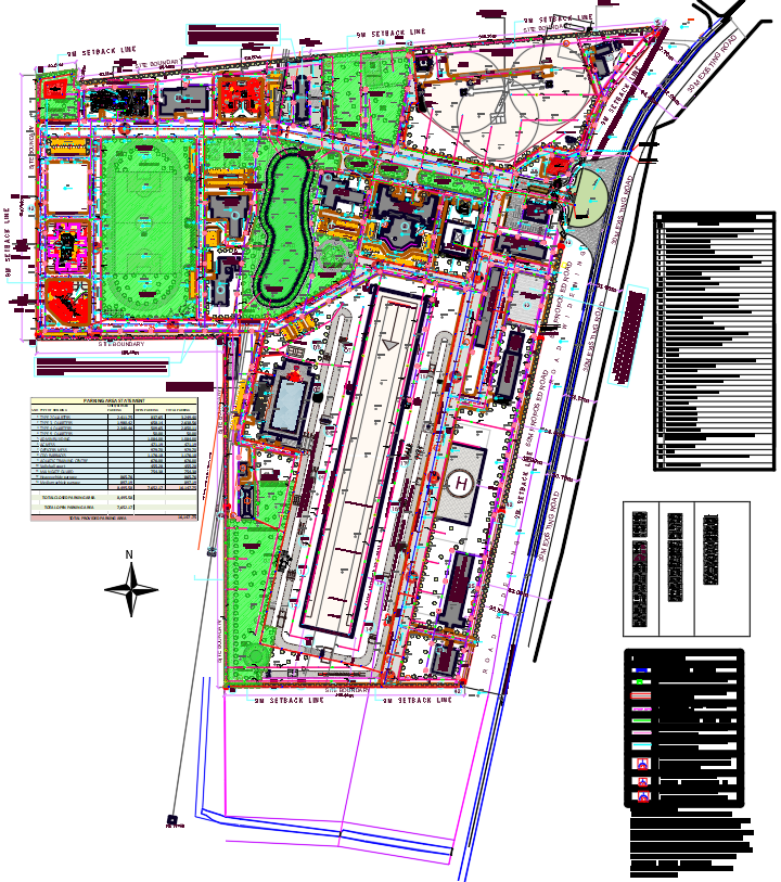 Apartment Project Master Plan-AutoCAD DWG Layout