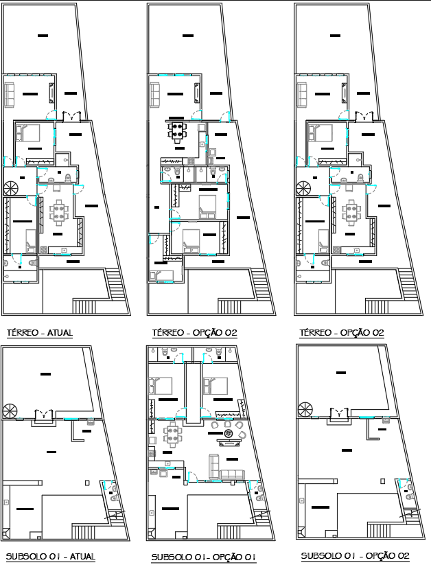 House Floor Plan DWG Files with CAD Design Options