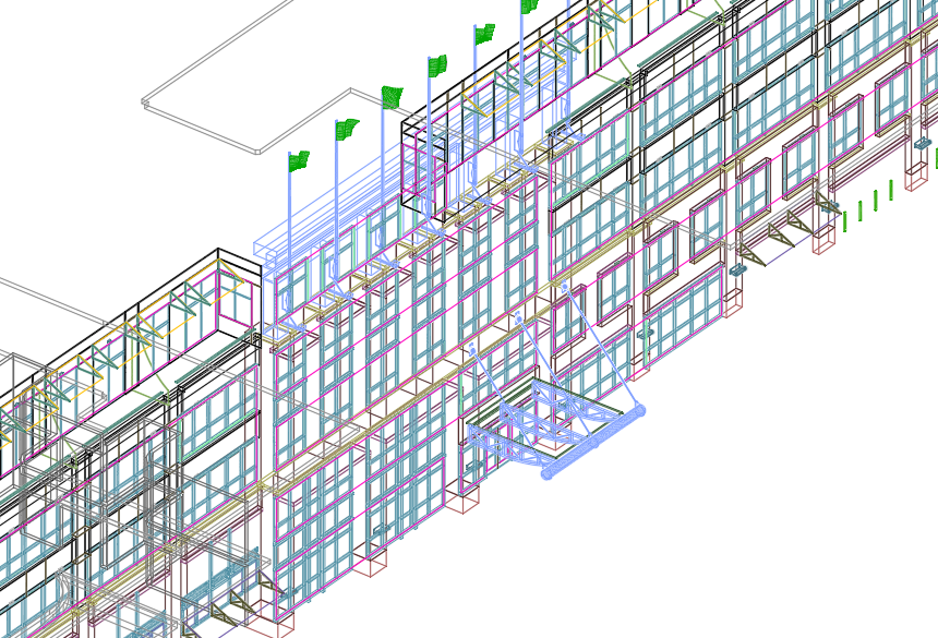 3D Canopy Design Model for Architecture Visualization and BIM Projects