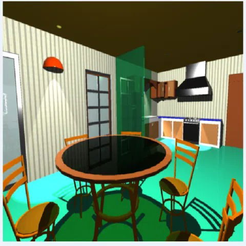 3D House Dining Area Interior Design CAD Block DWG File Download