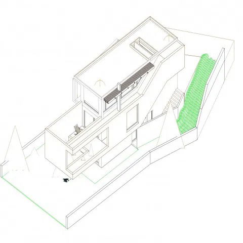 3D Bungalow CAD Drawing File DWG for Accurate AutoCAD Design Work