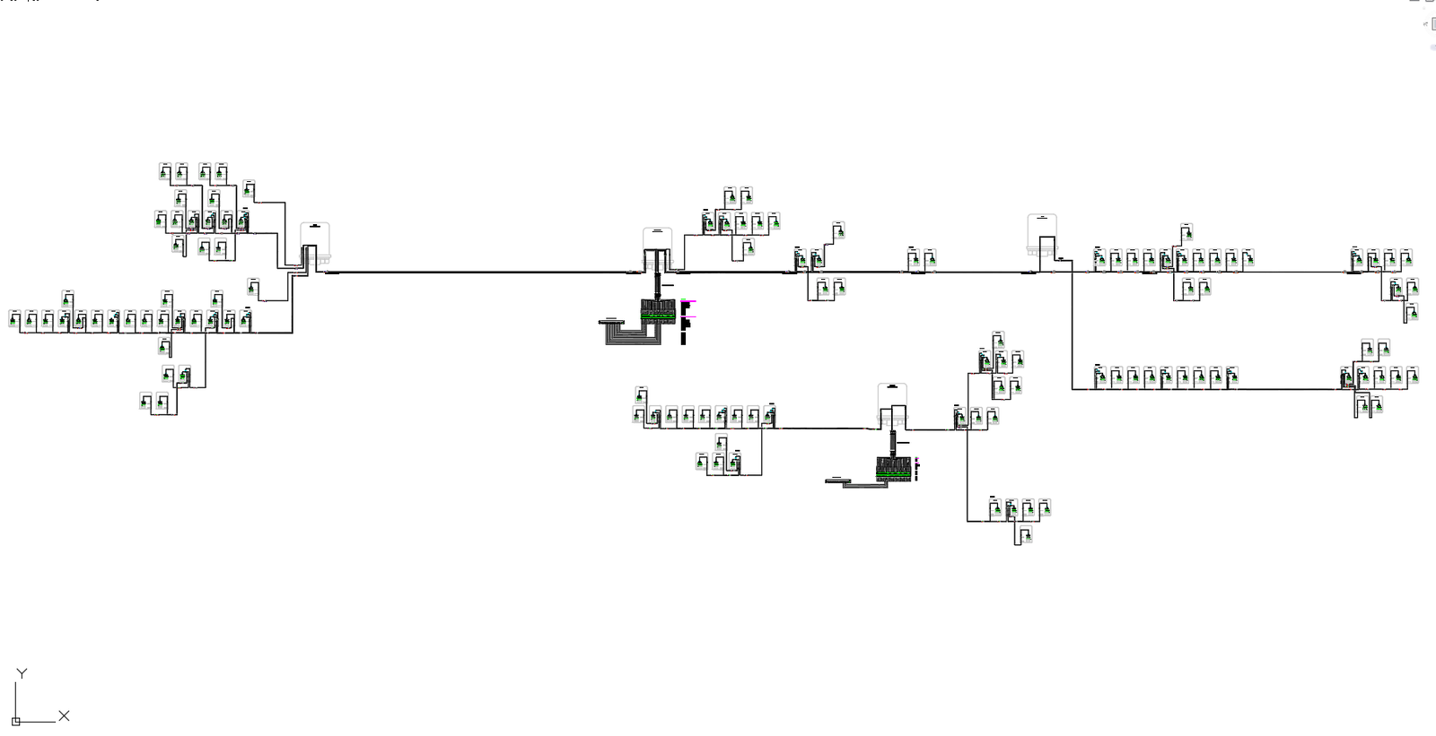 Industrial Electrical AutoCAD Single Line Diagram Power Distribution