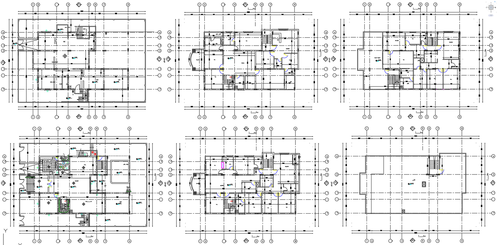 Residential House G Plus 2 Floor AutoCAD Architectural Plan DWG