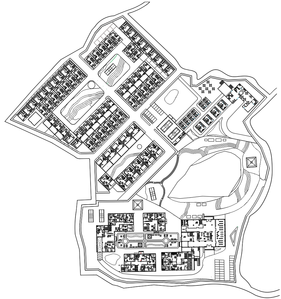 Residential Township Master Plan 1BHK to 2BHK Units and Amenities