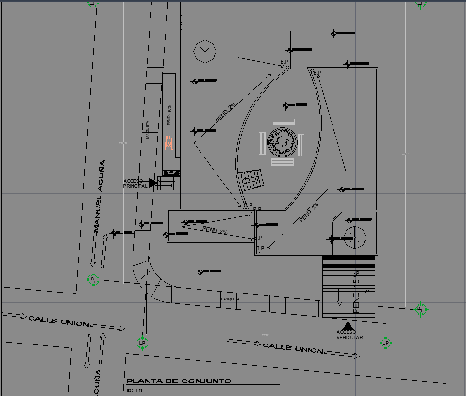 Commercial Building Design with 2D Plans and 3D Architectural Model