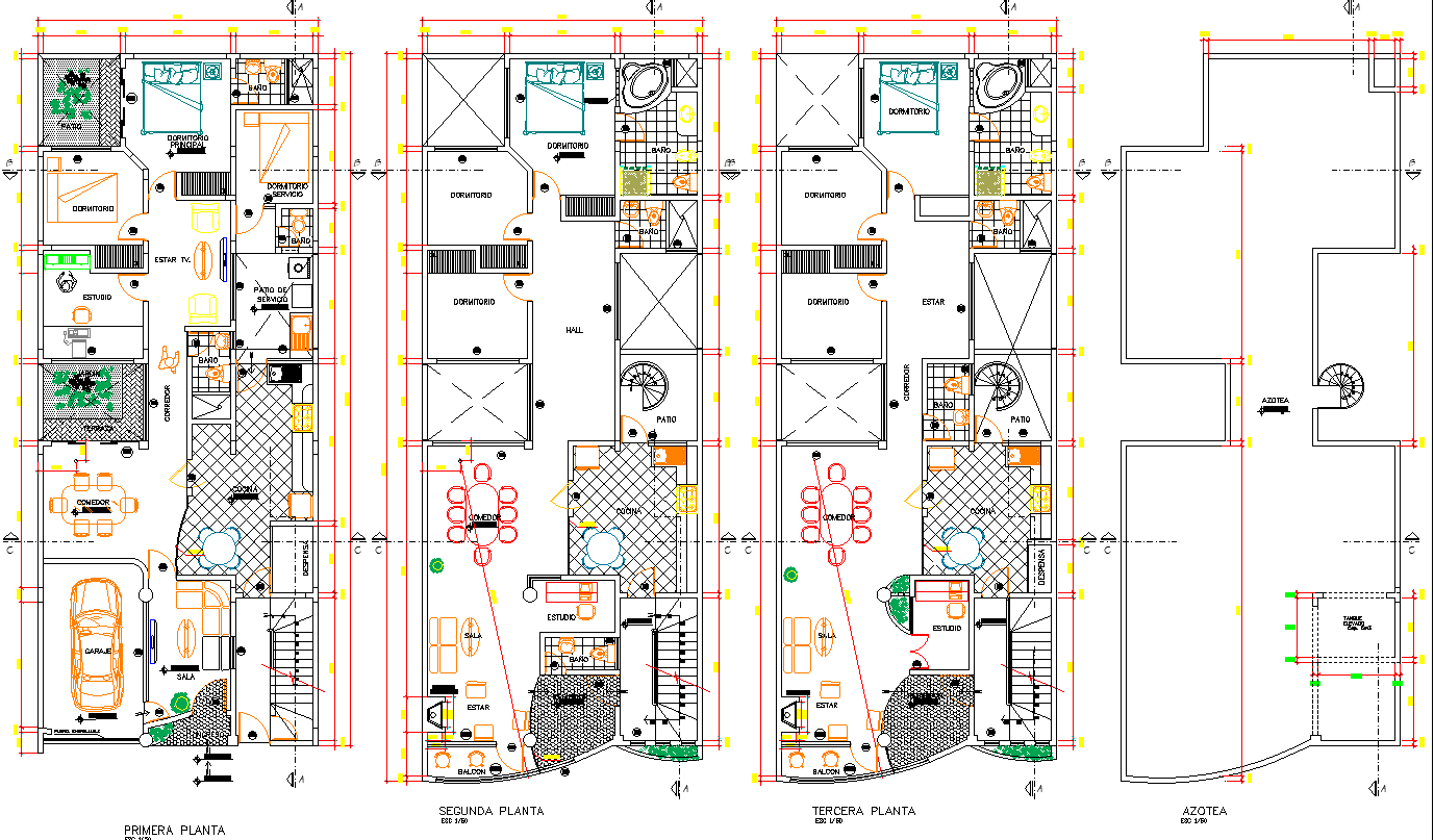 Modern Housing Project Layout with Multi Unit Residential Plans