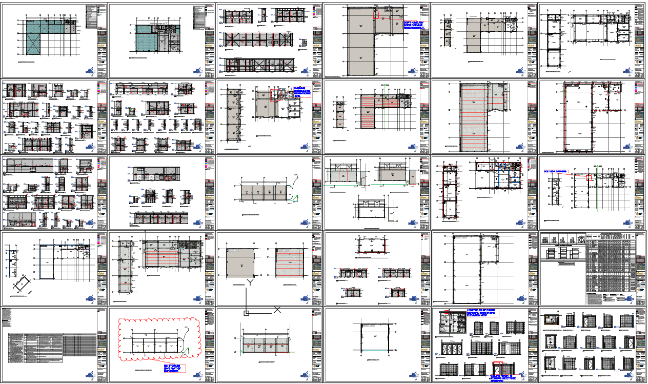 Commercial Office Layout Planning Drawings With Dimensions AutoCAD