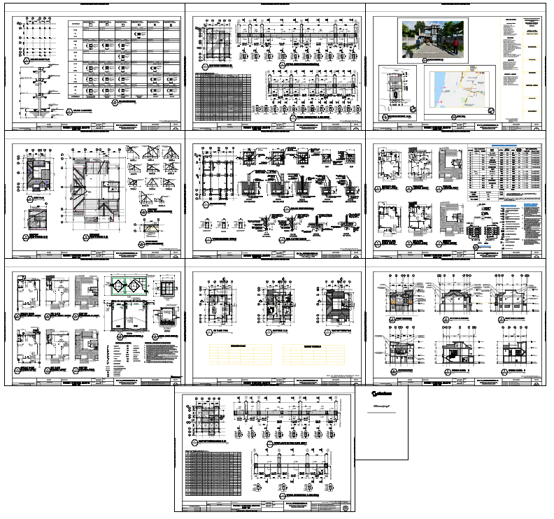 Residential Township Master Planning Layout with Road and Plot Design