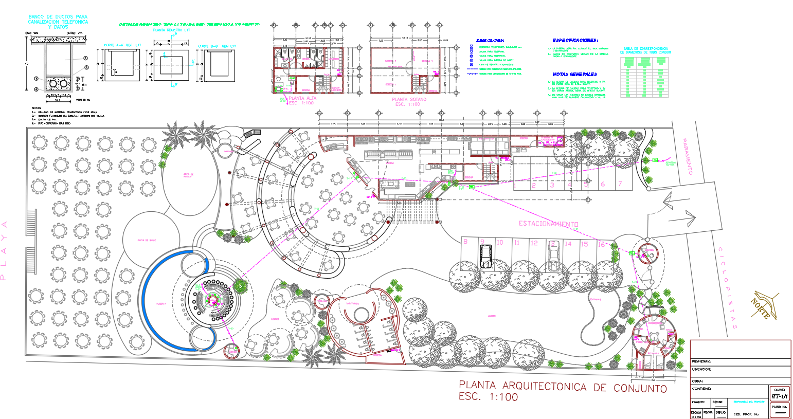 Restaurant design DWG with detailed layout planning and seating