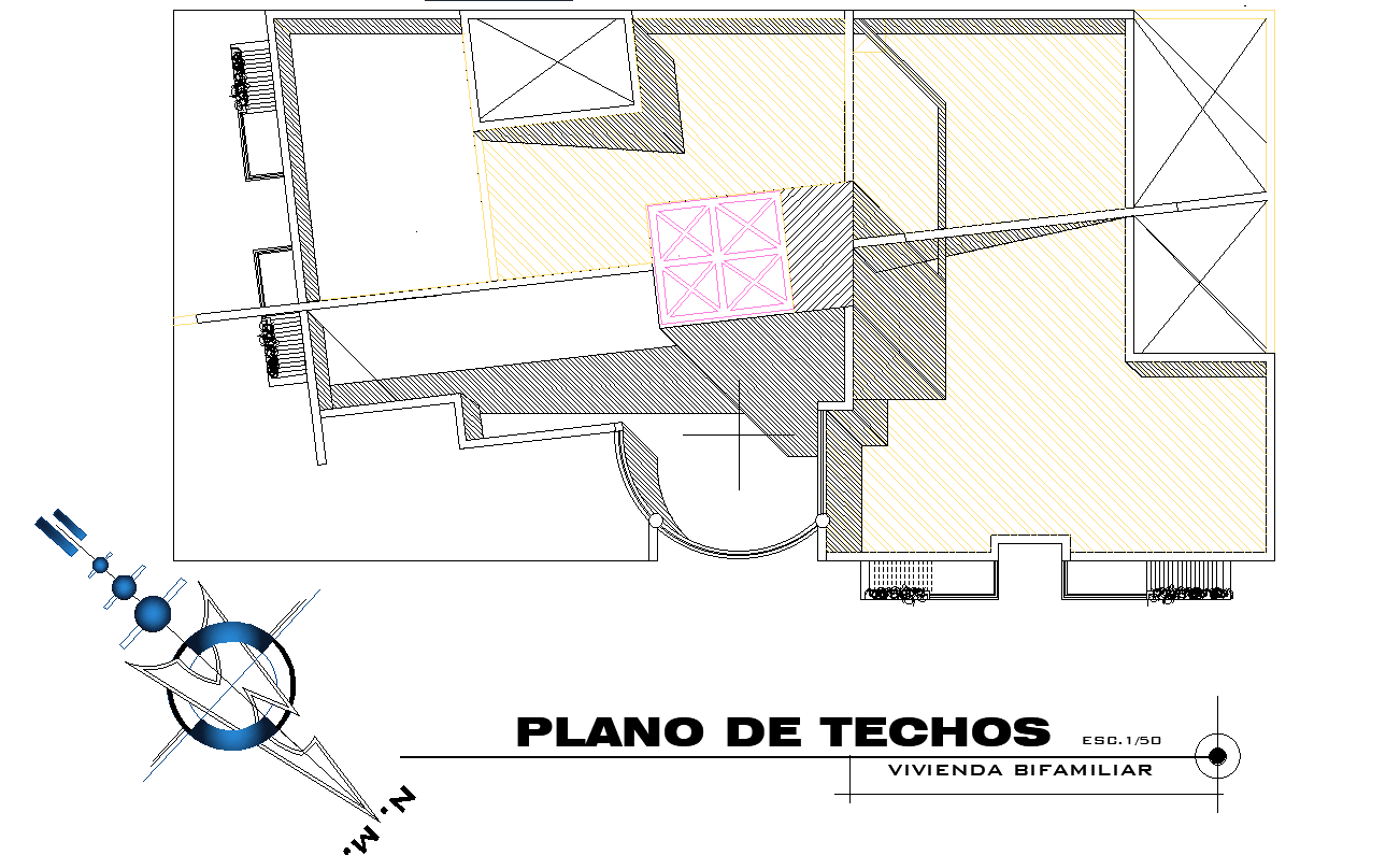 Single Family Home Detail DWG with Plans Elevations Sections and Roof