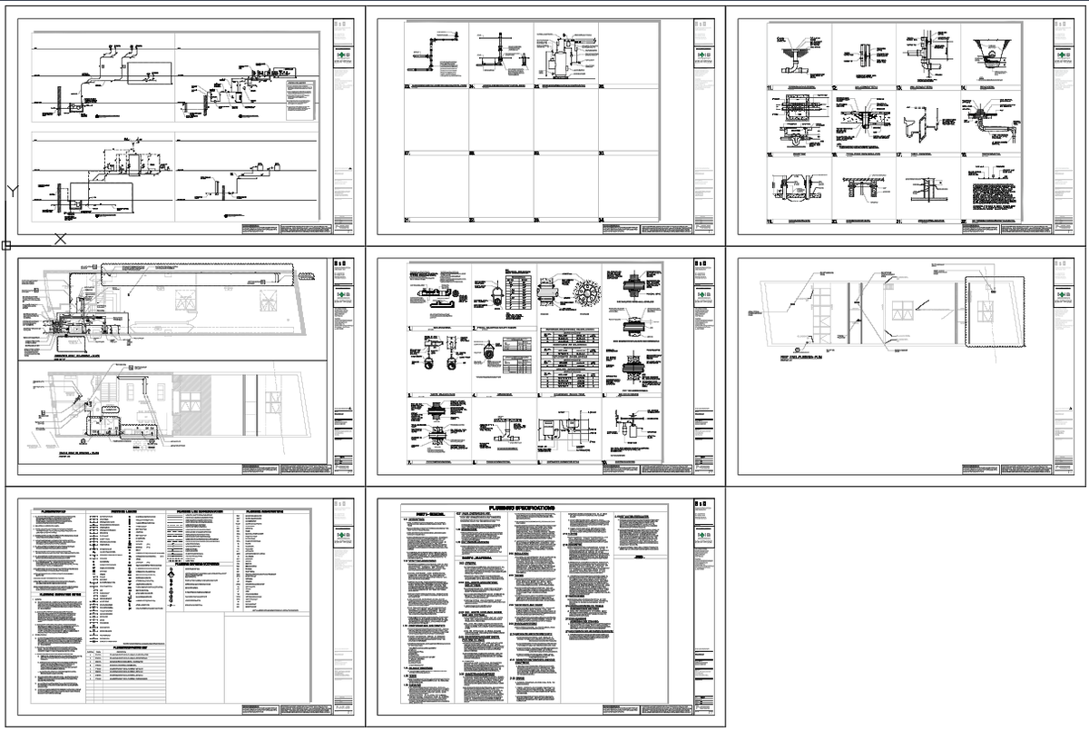 Plumbing Layout and Detailed Specifications for Building System